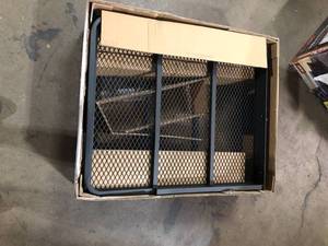 lot 27 image: CURT 500 lb. Capacity 60 in. x 24 in. Black Steel Basket Hitch Cargo Carrier (Folding 2 in. Shank)  Customer Returns See Pictures