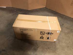 lot 33 image: Husky Ready-to-Assemble 24-Gauge Steel Wall Mounted Garage Cabinet in Black (28 in. W x 29 in. H x 12 in. D)   Customer Returns See Pictures