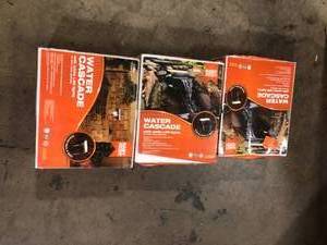 lot 45 image: 3 Lots of TOTALPOND 14 in. LED Lighted Waterfall Spillway Customer Returns See Pictures