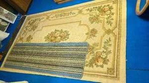 lot 199 image: Two floor rugs, clean...