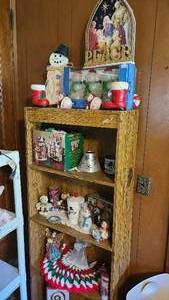 lot 166 image: Shelf and Contents of Christmas ite...