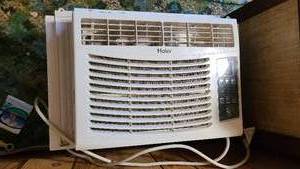 lot 128 image: Two window AC units, untested and i...