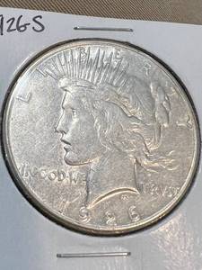 1926-S US SILVER PEACE DOLLAR