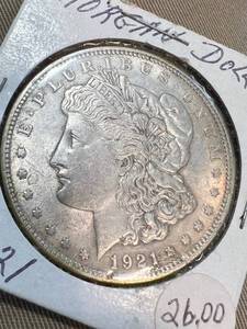1921 US MORGAN SILVER DOLLAR