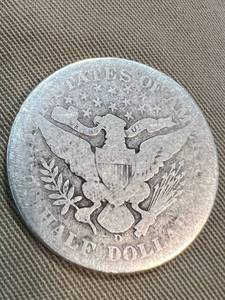 1908-D US BARBER HALF DOLLAR