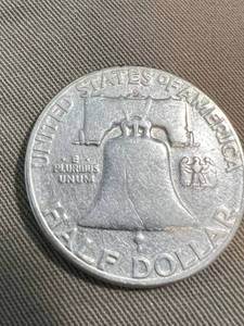 1954-S US FRANKLIN HALF DOLLAR