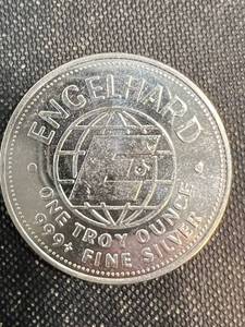 1 TROY OZ .999 FINE SILVER ENGELHARD AMERICAN PROSPECTOR ROUND