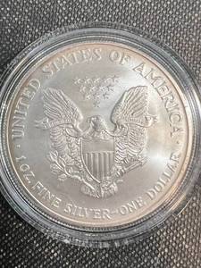 2003 AMERICAN SILVER EAGLE 1 TROY OZ .999 FINE SILVER IN AIRTITE