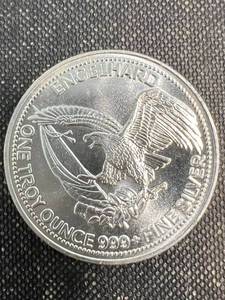 1 TROY OZ .999 FINE SILVER THE AMERICAN PROSPECTOR ROUND