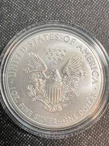 2012 AMERICAN SILVER EAGLE 1 TROY OZ .999 FINE SILVER IN AIRTITE