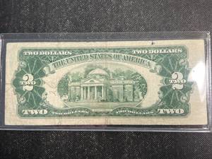1953-C US RED SEAL $2 BILL