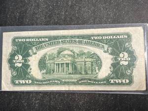 1928-D US RED SEAL $2 BILL
