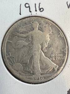 1916 US WALKING LIBERTY HALF DOLLAR