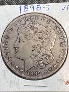 1898-S US MORGAN SILVER DOLLAR