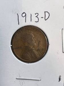 GROUP OF 2 US WHEAT CENTS 1913-D 1913-S