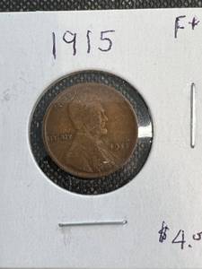 GROUP OF 4 US WHEAT CENTS 1915 1915-D 1916-D 1916-S