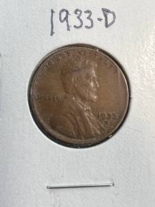 1933-D US WHEAT CENT