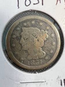 1851 US LARGE CENT