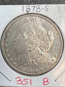 1878-S US MORGAN SILVER DOLLAR