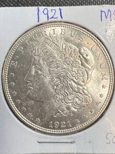 1921 US MORGAN SILVER DOLLAR