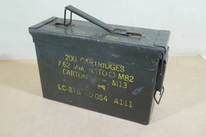 lot 41 image: Metal Ammunition Box