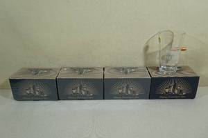 lot 44 image: 4 Lucky Shot Beer Pint Glasses with Bullet Bill of Rights