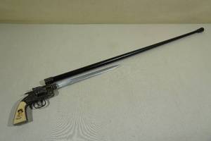 lot 65 image: Billy the Kid Revolver Handle Cane Sword - Working Action