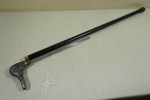 lot 66 image: Duck Head Sword Cane