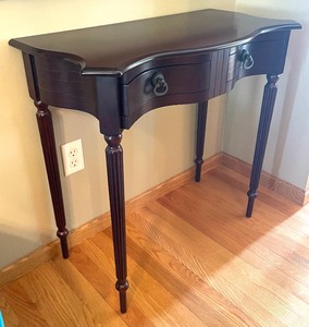 Wonderful Wooden Accent Table with 2 Drawers