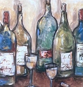 Uncorked Canvas Print by Nicole Etienne