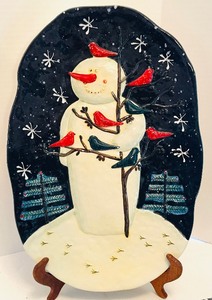 Festive Snowman Themed Dishware by Certified International