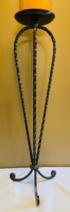 Wrought Iron Candle Holder