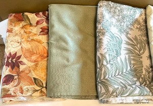 Variety of Tablecloths and Napkins