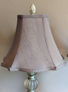 Pair of Decorative Stacked Sphere Table Lamps
