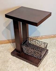 Decorative Wood End Table