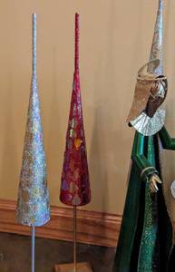 Decorative Sparkly Trees and Angels