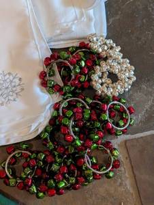 Holiday Linens, Napkin Rings and Serving Bowls