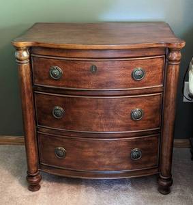 Pair of Wooden Nightstands by Davis Furniture