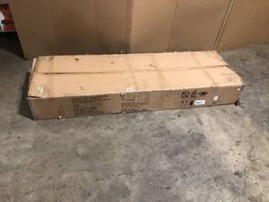 Husky Ready-to-Assemble 24-Gauge Steel Garage Gear Cabinet in Black (36 in. W x 72 in. H x 24 in. D)  Customer Returns See Pictures