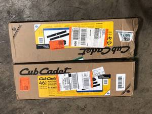 2 Lots Cub Cadet Original Equipment 46 in. Mulching Kit with Blades for Lawn Tractors and Zero Turn Mowers   Customer Returns See Pictures