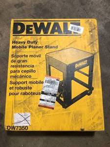 DEWALT Mobile Thickness Planer Stand Customer Returns See Pictures