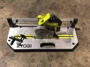 RYOBI ONE 18V 5-12 in. Flooring Saw with Blade (Tool Only) Customer Returns See Pictures