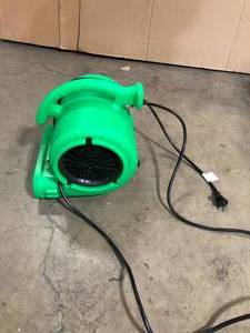 B-Air 14 HP Air Mover Blower Fan for Water Damage Restoration Carpet Dryer Floor Home and Plumbing Use in Green Customer Returns See Pictures