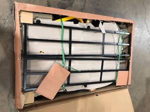 GORILLA CARTS 1,400 lb. Super Heavy Duty Steel Utility Cart  Customer Returns See Pictures