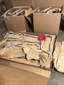 2 Boxes of Home Decorators Collection Sun Valley Aluminum Outdoor Bar Stool (2-Pack) and Dining Table   Customer Returns See Pictures