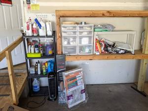 lot 89 image: Craftsman Vacuum, Box Fan, Floating Flooring, Air Conditioner Filters and More