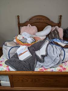 lot 74 image: Great Assortment of Pillows, Placemats, & More