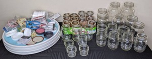 lot 81 image: Assortment of Canning Jars, Lazy Suzans, & More