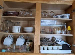 lot 82 image: Kitchen Essentials Plates, Cups, Utensils, & So Much More
