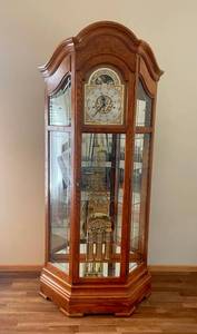 Howard Miller Majestic Curio Grandfather Clock 